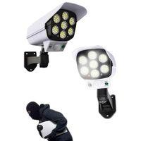 Solar Bahçe Aydınlatması Hareket Sensörlü Uzaktan Kumandalı Kamera Görünümlü