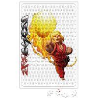 Ken Masters Street Fighter Puzzle 240 Parça Yapboz