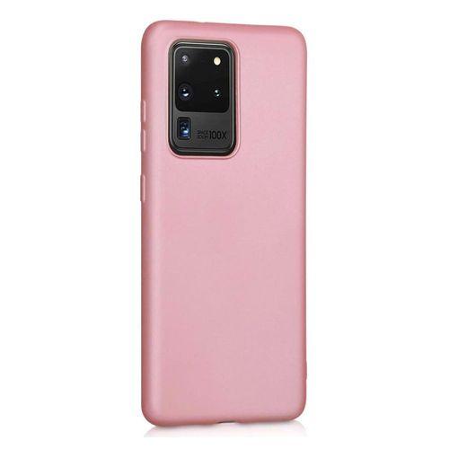 Samsung Galaxy S20 Ultra Kılıf Esnek Yumuşak Silikon Mat Siyah Renk prm