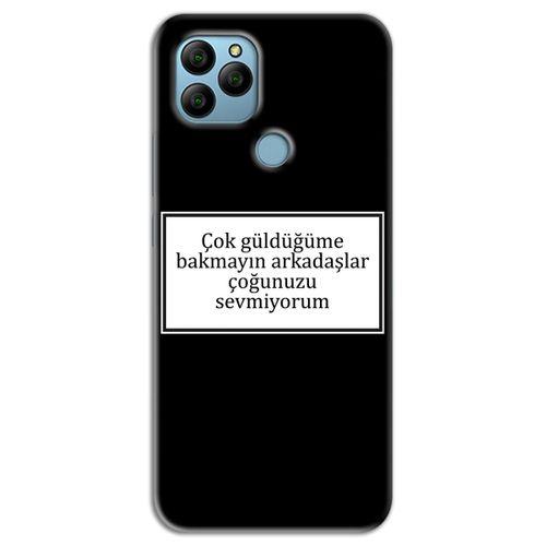 General Mobile GM 22 Plus Kılıf HD Yazı Baskılı Silikon Arka Kapak - Yazı 15