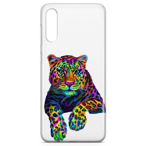 Samsung Galaxy A70s Kılıf Kaplan Colorful Arka Kapak Koruma Desenli Full Koruyucu