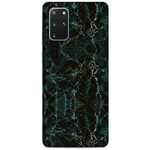 Mermer Desenli (27) Tema Tasarımlı Kılıf Zümrüt Yeşili Samsung Galaxy S20 Plus Kılıf