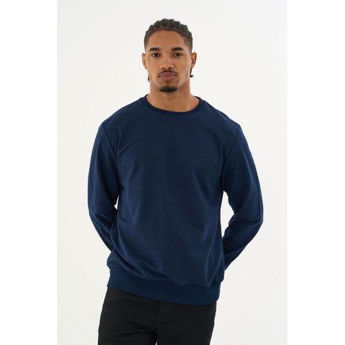 Süperlife Erkek Gri Bisiklet Yaka Ribanalı Regular Fit Sweatshirt spr26swk930