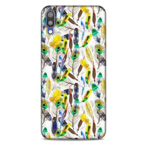 Samsung Galaxy M10 Kılıf Desenli Özel Seri Tüyler (5) Koruma Kabı