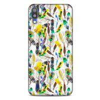 Samsung Galaxy M10 Kılıf Desenli Özel Seri Tüyler (5) Koruma Kabı