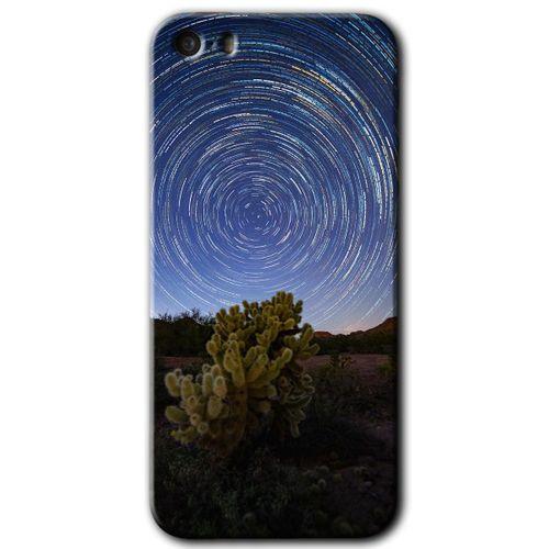 iPhone 5 Kılıf HD Desen Baskılı Arka Kapak - Eclipse Sky