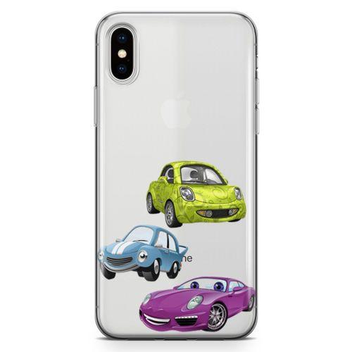 Apple iPhone X Kılıf The Cars Arka Kapak Koruma Desenli Full Koruyucu