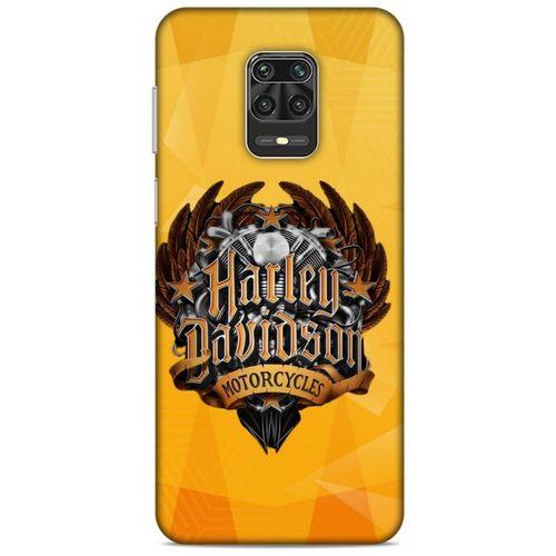 Xiaomi Redmi Note 9S Uyumlu Kılıf Motorsiklet (37) Silicone Cover Harley Davidson