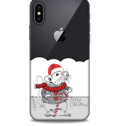 Zoologix (36) Apple iPhone XS Şeffaf Kılıf Silikon Desenli