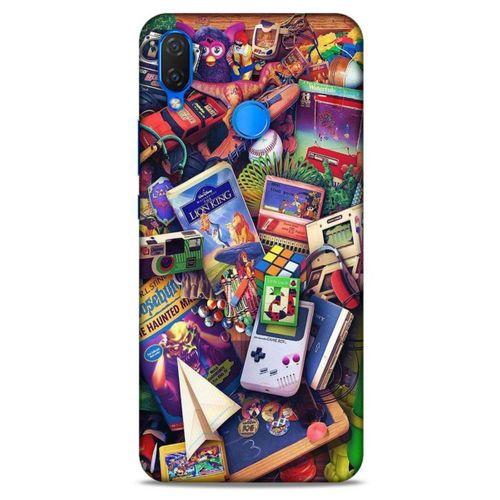 Retro (34) Desen Slim Armor Kılıf Renkli Huawei Psmart 2019 Kılıf