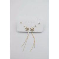 Çoklu Set Küpe - Altın