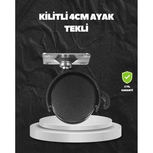 Kilitli 4 Cm Evrensel Tekerlek Ayak Tek Adet