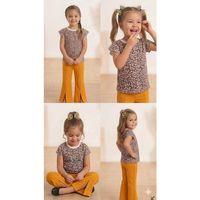 6-7-8 Yaş Toka Detaylı Full Likra Çocuk Takımı