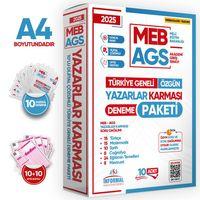 2025 MEB-AGS Yazarlar Karması 10 Adet 80 Soruluk Çözümlü Deneme Türkiye Geneli KURUMSAL Paket
