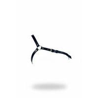 Siyah Kadın Kemer Deri Vücut Aksesuarı Halka Detaylı - Brf132