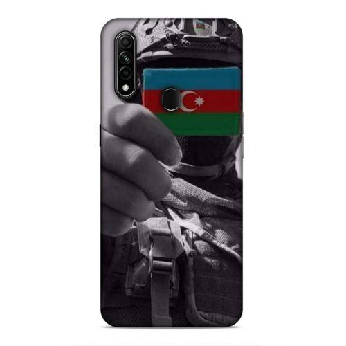 Oppo A31 Uyumlu Kılıf Azarbaijan (40) Fit Silikon Kılıf Asker