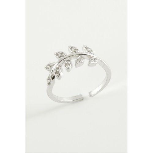 Yaprak Zirkon Taşlı Yüzük