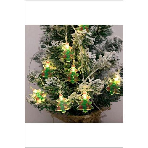 Pilli Led Işık, 1.5 Metre Yılbaşı Ağacı Işığı, Ağaç Figürlü Ev Dekorasyonu, Parti Süsleme Led