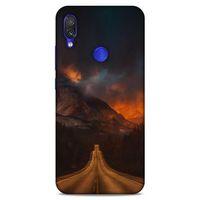 Lopard Xiaomi Redmi Note 7 Pro Uyumlu Kılıf Gece'S (47) Crystal Flex Kılıf Kızıl Yol