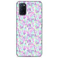 Kamuflaj 09 Oppo A52 Kılıf Silikon Kapak