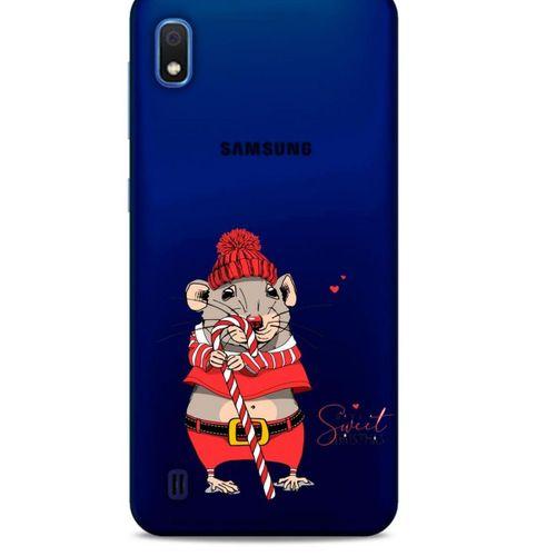 Zoologix (89) Samsung Galaxy A01 Şeffaf Kılıf Silikon Desenli