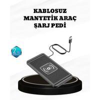 15w Manyetik Kablosuz Şarj Pedi Araç Masa Kullanımına Uygun Qi Şarj Cihazı