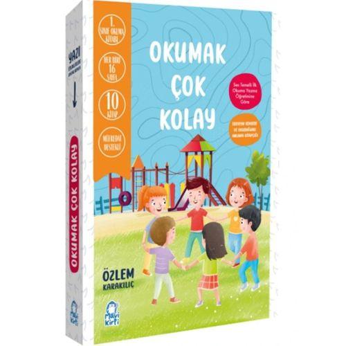 1. Sınıf Okuma Seti Okumak Çok Kolay Okumak 10 Kitap Mavi Kirpi Yayınları