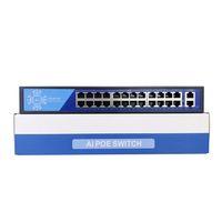EZCOOL EZ-24PSF 24 PORT 24xFE+2xGE 320W GİGABİT POE SWİTCH
