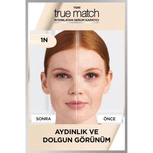 L'Oreal Paris True Match Aydınlatan Serum Kapatıcı - 1n 11 ml