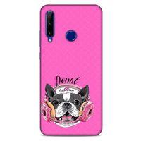 Animax Boston Terrier Huawei Y6P Kılıf Desenli Silikon