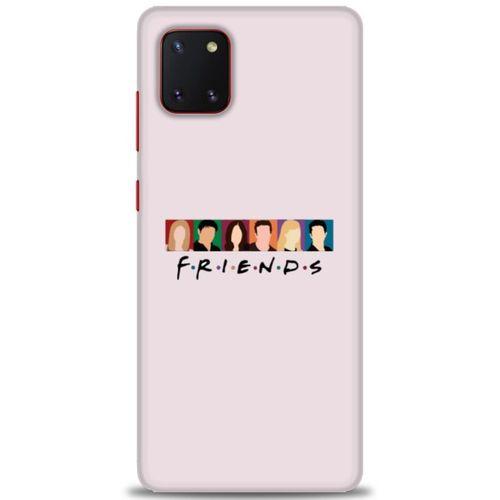 Samsung Galaxy A81 / Note 10 Lite Kılıf HD Baskılı Kılıf - Renkli Friends + Tam Ekran Koruyucu