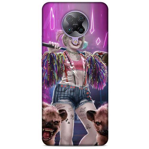 Xiaomi Poco F2 Pro Uyumlu Kılıf Harley Quinn (35) Fit Design Kılıf Lavanta pembesi