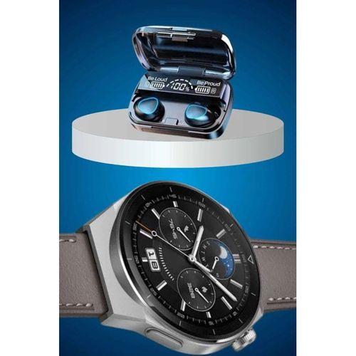 İkili Set Akıllı Saat Ve Bluetooth Kulaklık Kablosuz Uzun Pil Ömrü Spor Modları
