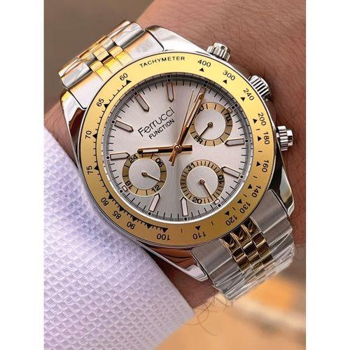 Ferrucci 2 Yıl Garantili Çelik Kordon İç Kadran Özellikleri Aktif 3 Atm Erkek Kol Saati EF.03648.6