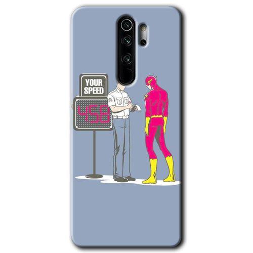 Redmi Note 8 Pro Kılıf HD Desen Baskılı Arka Kapak - Hız Limiti + Kırılmaz Cam