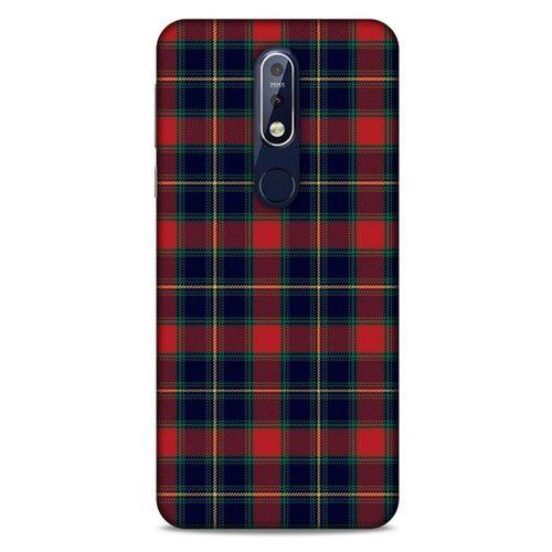 Gömlek (33) Desenli Silikon Kapak Telefon Kabı Nokia 7.1 Kılıf