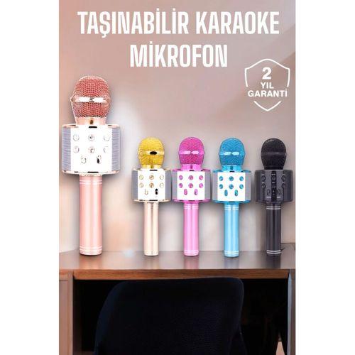 Taşınabilir Bluetooth Karaoke Mikrofon: Hafıza Kart Girişli, Etkileyici Performans