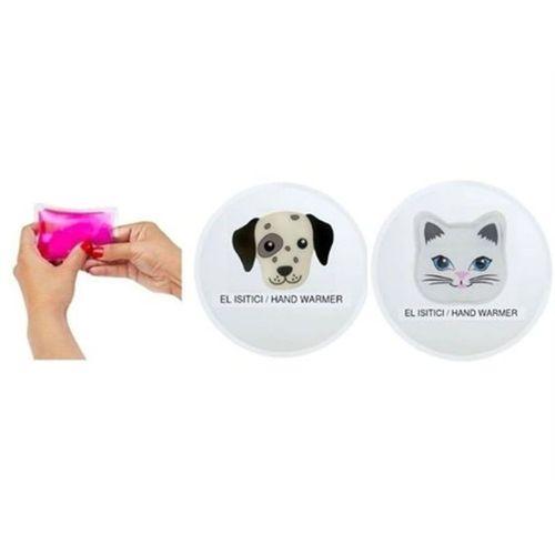 Kedi Ve Köpek Cep Sobası,El Isıtıcı,2 Adet Sıcak Su Torbası Pvc  9Cm