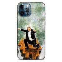 Apple iPhone 12 Pro Max Kılıf Atatürk (42) Rugged Armor Kılıf Yeşil Tasarım