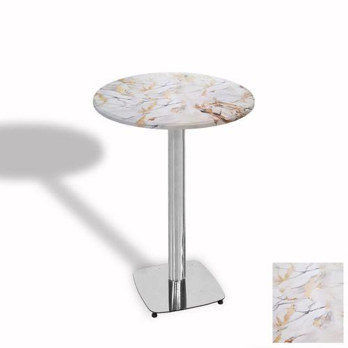 Dockers Bistro Masa Tokyo Kromnikel - (Werzalit, Wermodin ve Allzalit Tabla 60 cm çap) - Gold