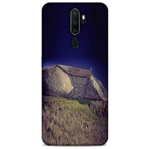 Oppo A9 2020 Kılıf Dünya Mimarisi (30) Silicone Case Stone House Portekiz