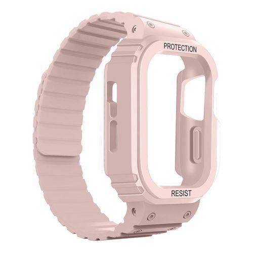 Apple Watch Ultra 49mm KRD-142 Airbag Tasarımlı Kasa Koruyuculu Silikon Kordon
