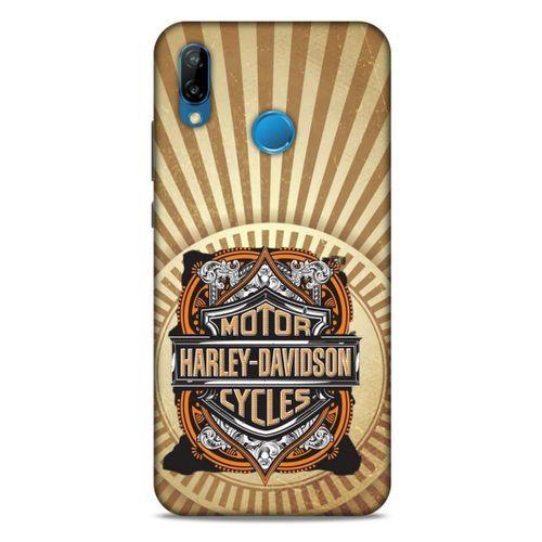 Huawei P20 Lite Uyumlu Kılıf Motorsiklet (5) Koruma Kabı Harley Davidson