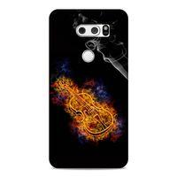 Lopard LG K40S Uyumlu Kılıf FireX (8) Baskılı Kılıf Keman