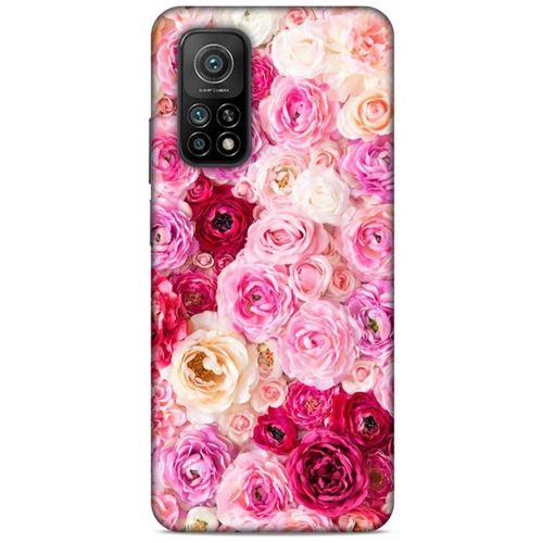 Lopard Xiaomi Mi 10T 5G Uyumlu Kılıf Bahar (47) Crystal Flex Kılıf Güller