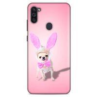 Samsung Galaxy M11 Kılıf Köpek Kıyafetleri (21) Koruyucu Kapak Adorable Tshirt