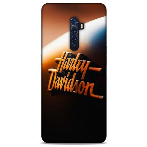 Oppo Reno 2 Uyumlu Kılıf Motorsiklet (47) Crystal Flex Kılıf Harley