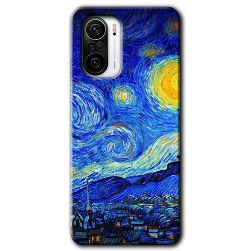 Poco F3 Kılıf HD Desen Baskılı Arka Kapak - Starry Night