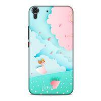 Huawei Honor 8a Kılıf Pastel Renkler (45) Liquid Air Kılıf Mavi Toz Pembe