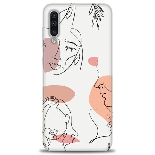 Samsung Galaxy A30S Kılıf HD Baskılı Kılıf - Silüetler + Tam Ekran Koruyucu